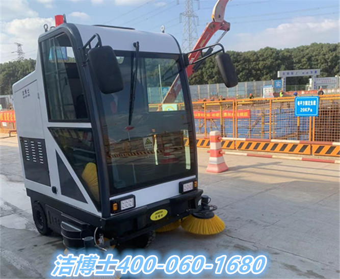 潔博士電動掃地車客戶案例——通州建總集團有限公司蘇州吳中經濟開發區分公司