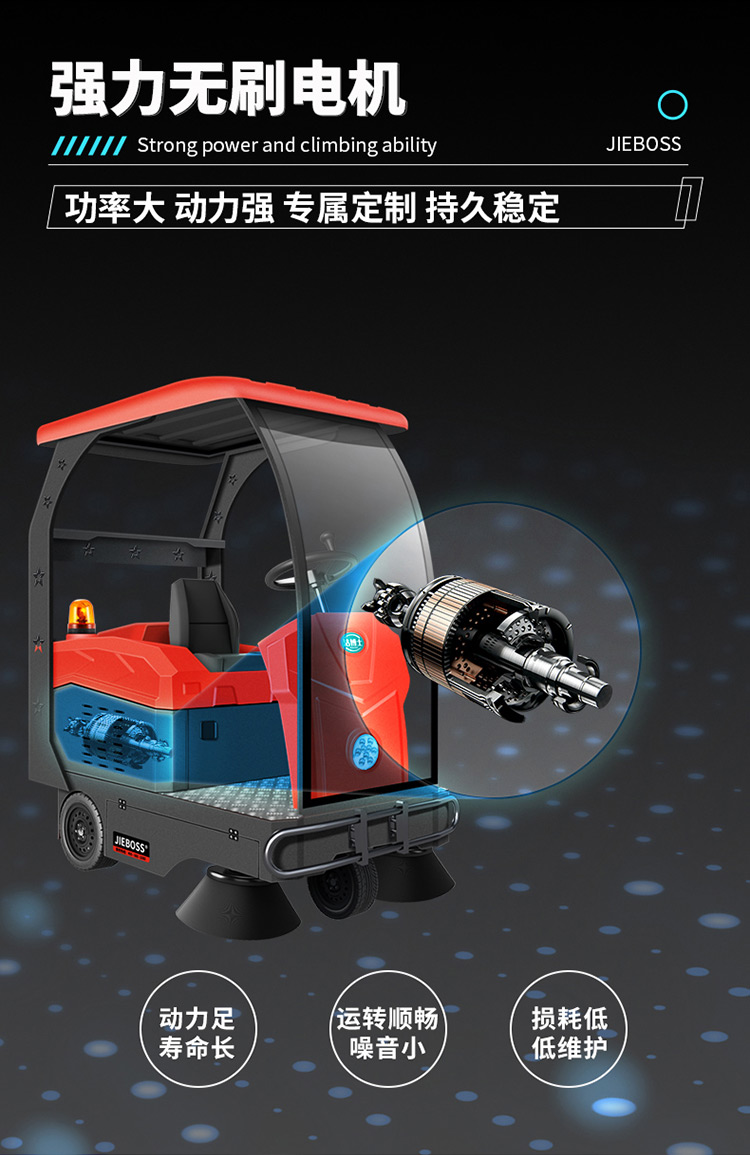 全自動駕駛式電動掃地車1580